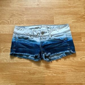 American Eagle Ombré Jean Shorts